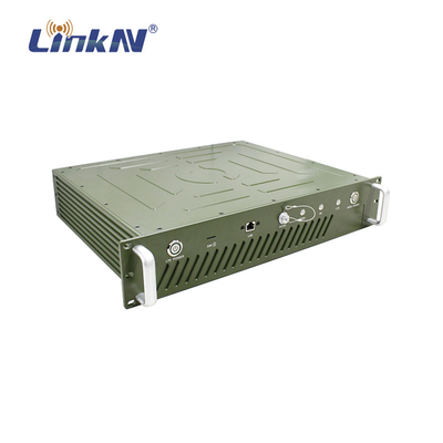 Phương tiện Trạm cơ sở 4G LTE 2U IP Mesh Radio 43dBm Mã hóa AES GPS / BD